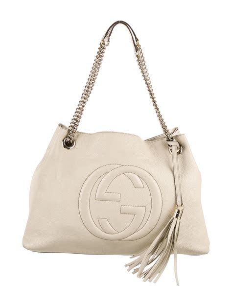 gucci soho chain tote|gucci soho tote bag medium.